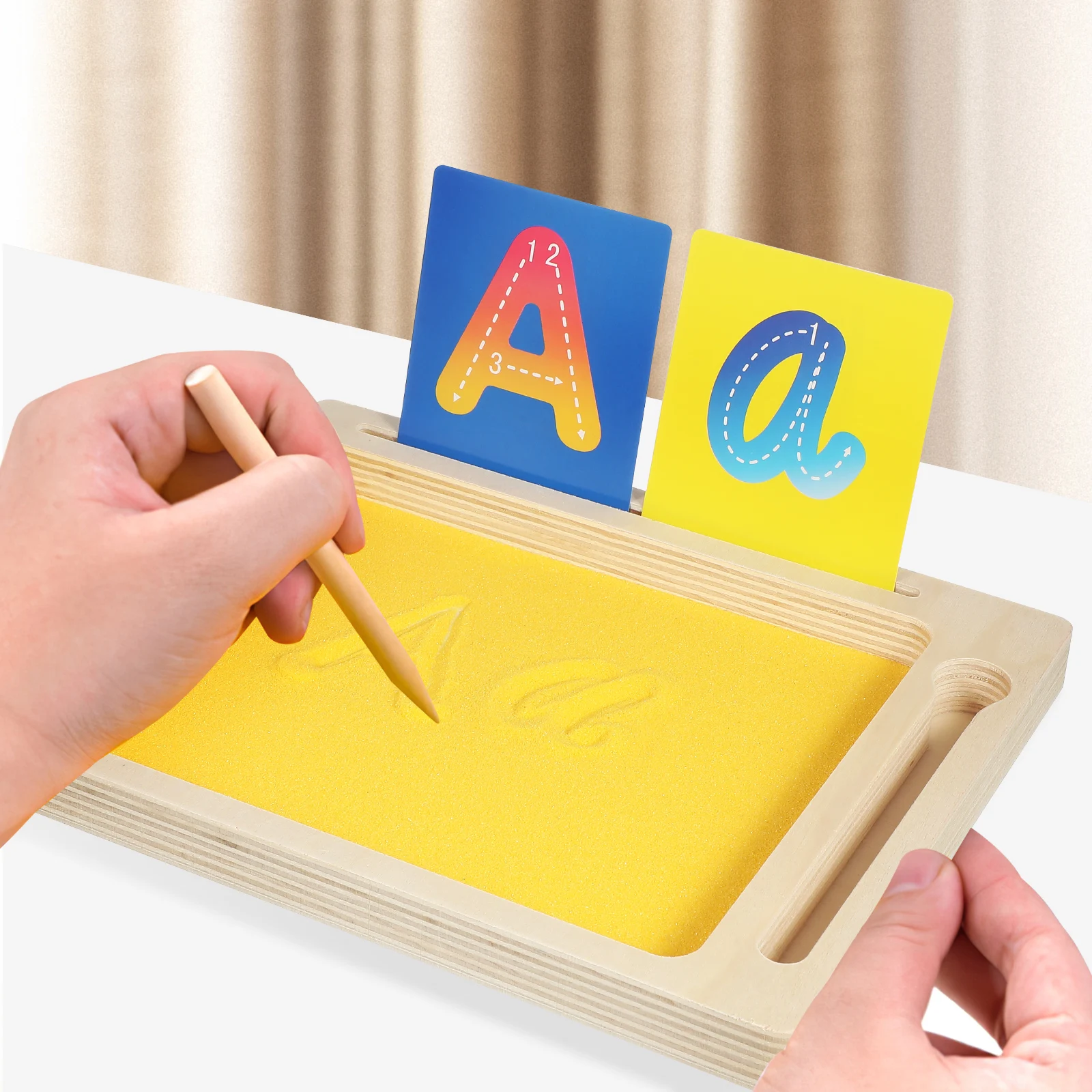 

Children Writing Teaching Aids Kids Letter Practice Sand Tray Drawing Projector Montessori Toy Preschool Activities