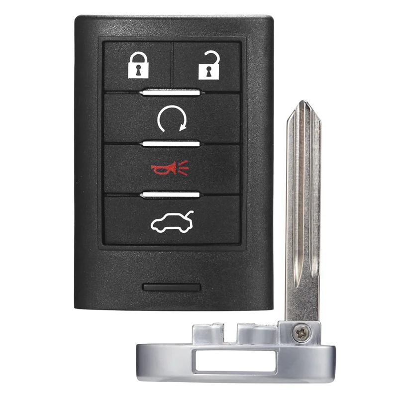 

VC-Innovative-Keyless Entry Remote Smart Замена для Cadillac CTS 2008-2015 STS 2008-2011, брелок M3N5WY77A, 5 кнопок