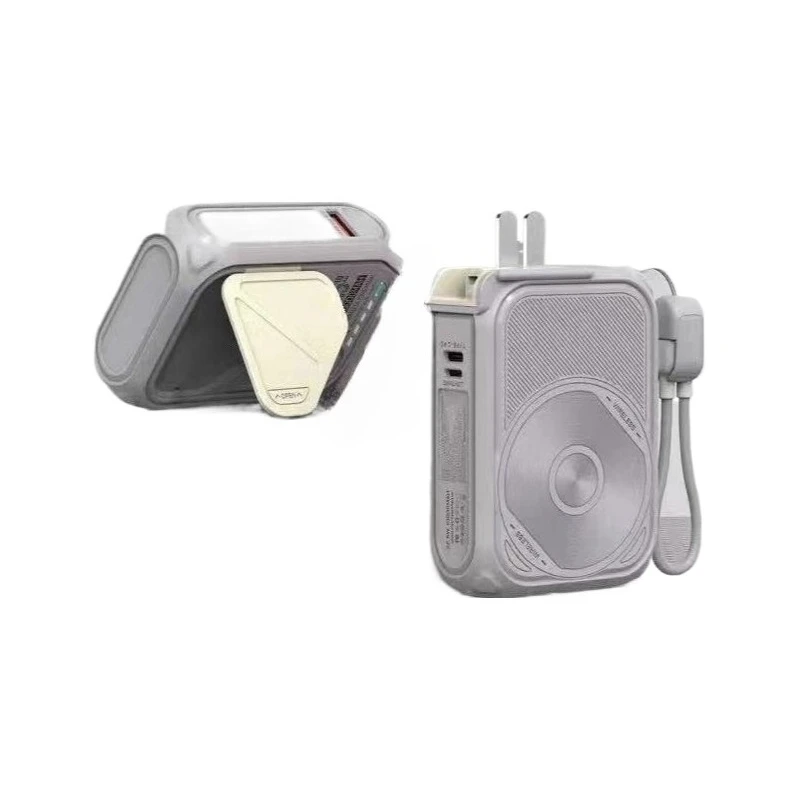 10/20Ah Power Bank with AC Plug Built-in Cable Fast-Charging MagSafe Magnetic Wireless Charger For iPhone For Samsung For Xiaomi