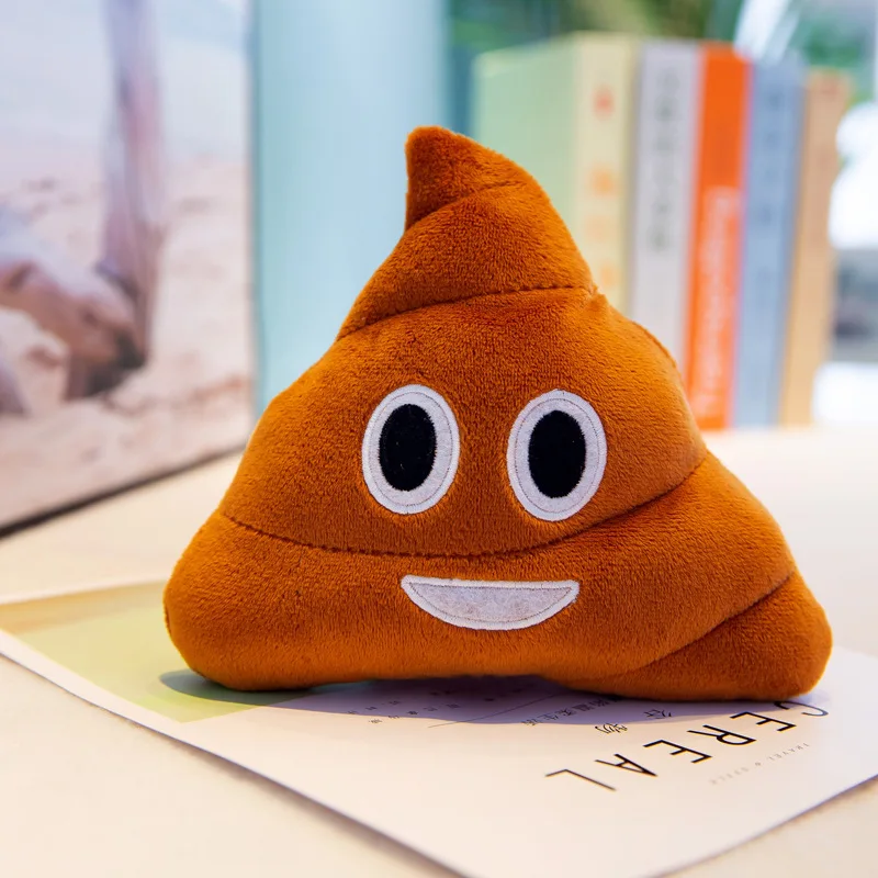 Pet Creative Super Poop Stuffed Plush Toy Funny Cute Face Expression Poop Doll for Children Kids Birthday Christmas Gifts Toy