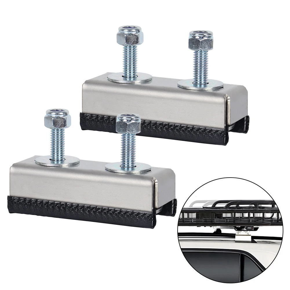 

2Packs Camper Van Motorhome Roof Rail Mounting Brackets For Fiat Ducato Peugeot Boxer Citroen Relay Solar Panel Or Roof Rack