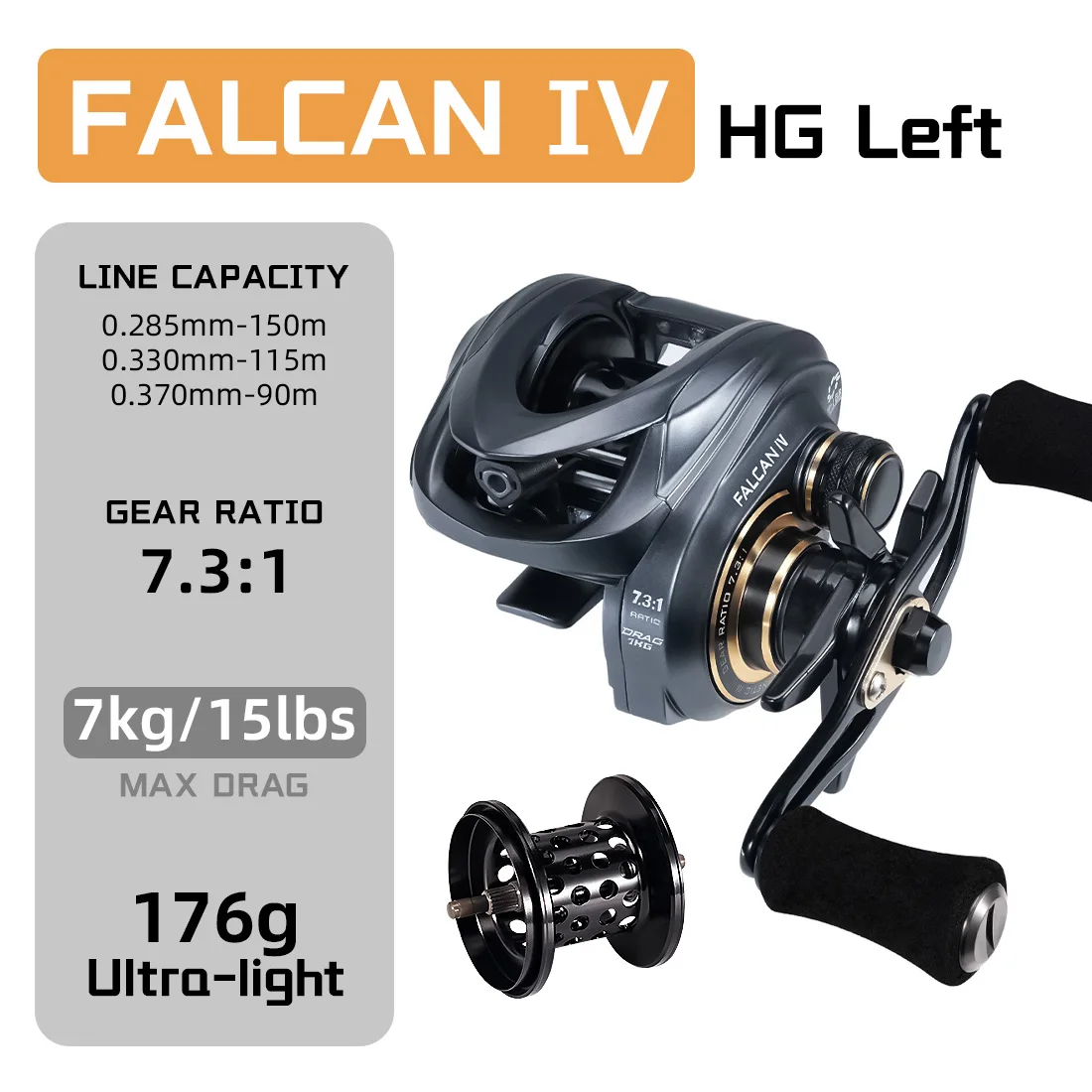 SeaKnight ブランド FALCAN4 シリーズ ベイトキャスティング