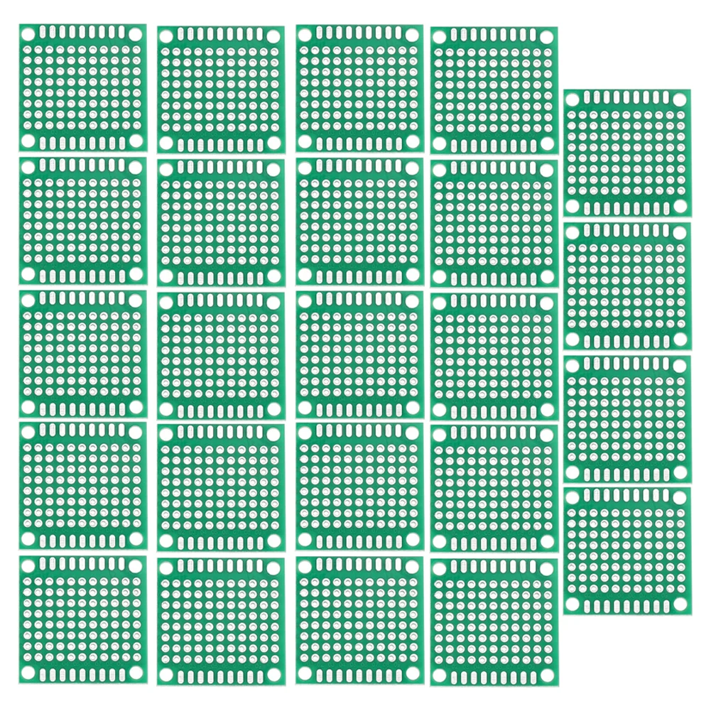 

Set of 24 Green PCB Boards for DIY Electronics Suitable for a Variety of Soldering and Prototyping Applications
