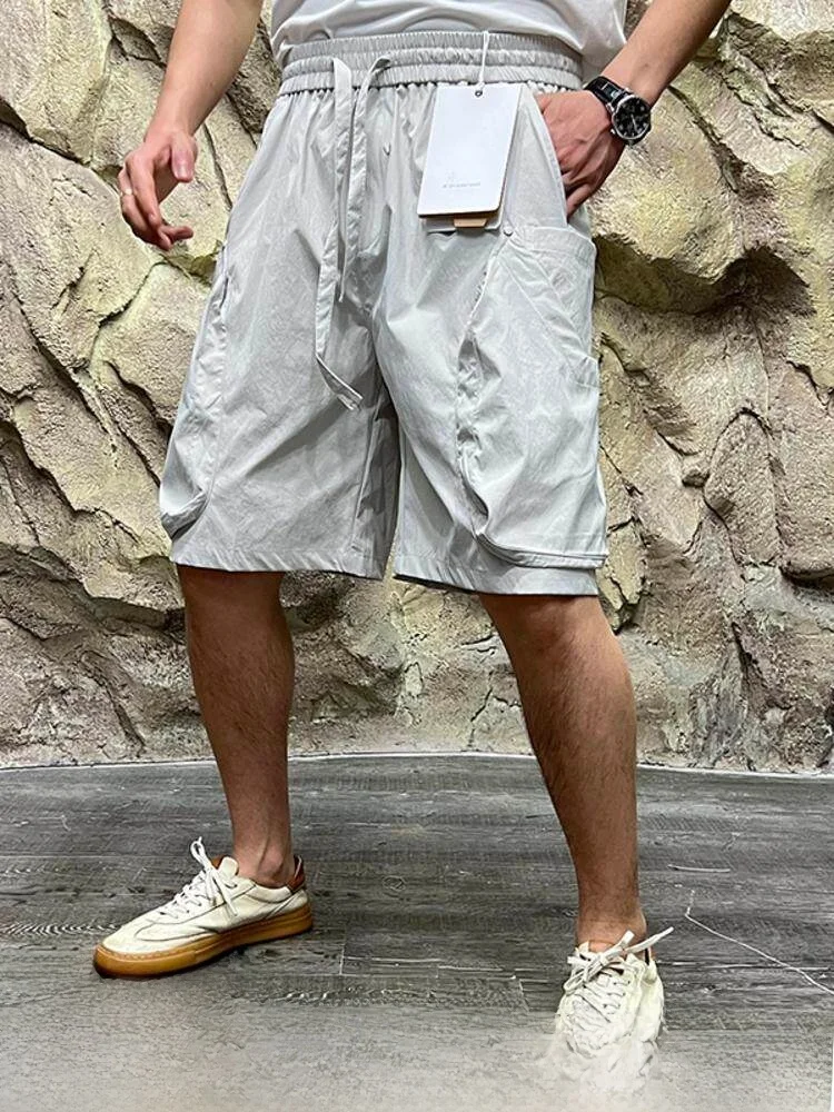 

Мужские летние шорты для активного отдыха: дышащие, 3D-крой, быстросохнущие, новые, молодежные, из полиэстера, повседневные