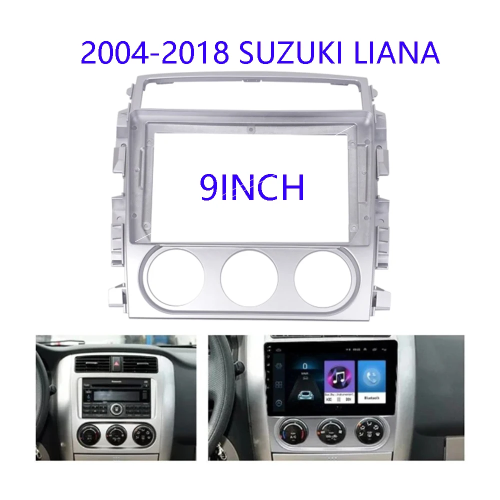 

9-дюймовый автомобильный GPS-навигатор, стерео для SUZUKI LIANA 2004-2018, радио, облицовка, панель, рамка