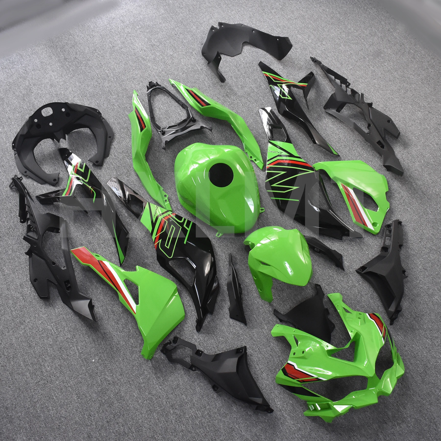 Customizable Fairing Kit For KAWASAKI ZX25R 19 20 21 22 23 Motorcycle Fairings ZX4R 2019 2020 2021 2022 2023 Green Black