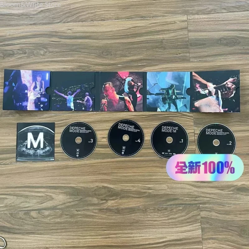 Klasyczny brytyjski zespół muzyki elektronicznej D-Depeche M-Mode M 2CD+2DVD Deluxe 4-dyskowa wersja Zestaw Muzyczny z Sceną Memento Mori - Prezent — zdjęcie produktu 3