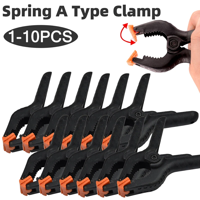 2inch Background Cloth Clamp Black Backdrop Stand Clips Durable Multi-function Practical Creative Convenient for Parties Wedding