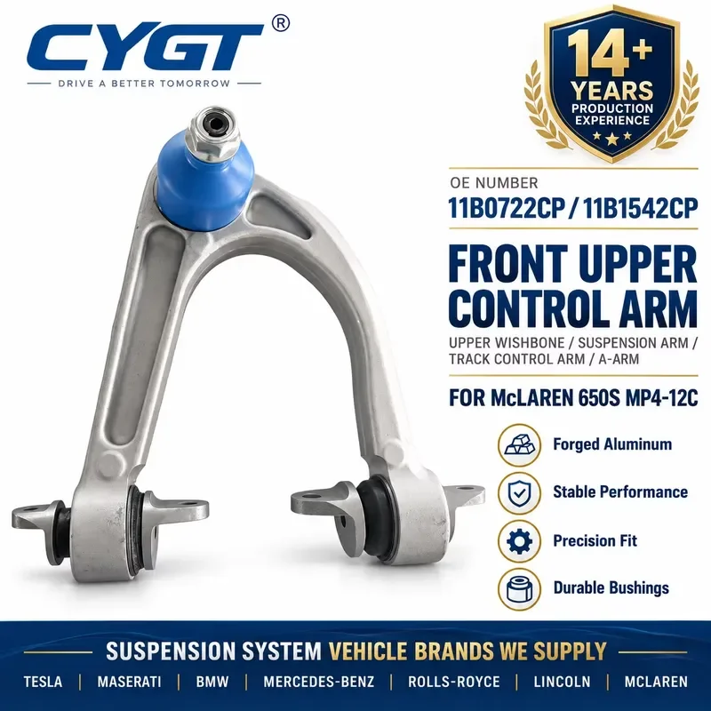 Front Upper Control Arm Bushing Tie Rod Suspension Arm for 11B0722CP 11B1542CP 650S MP4-12C