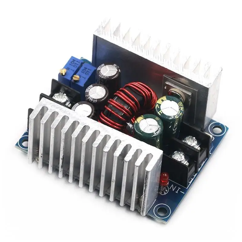 300W 20A DC-DC Buck Converter Step Down Module Constant Current LED Driver Power Step Down Voltage Module Electrolytic Capacitor