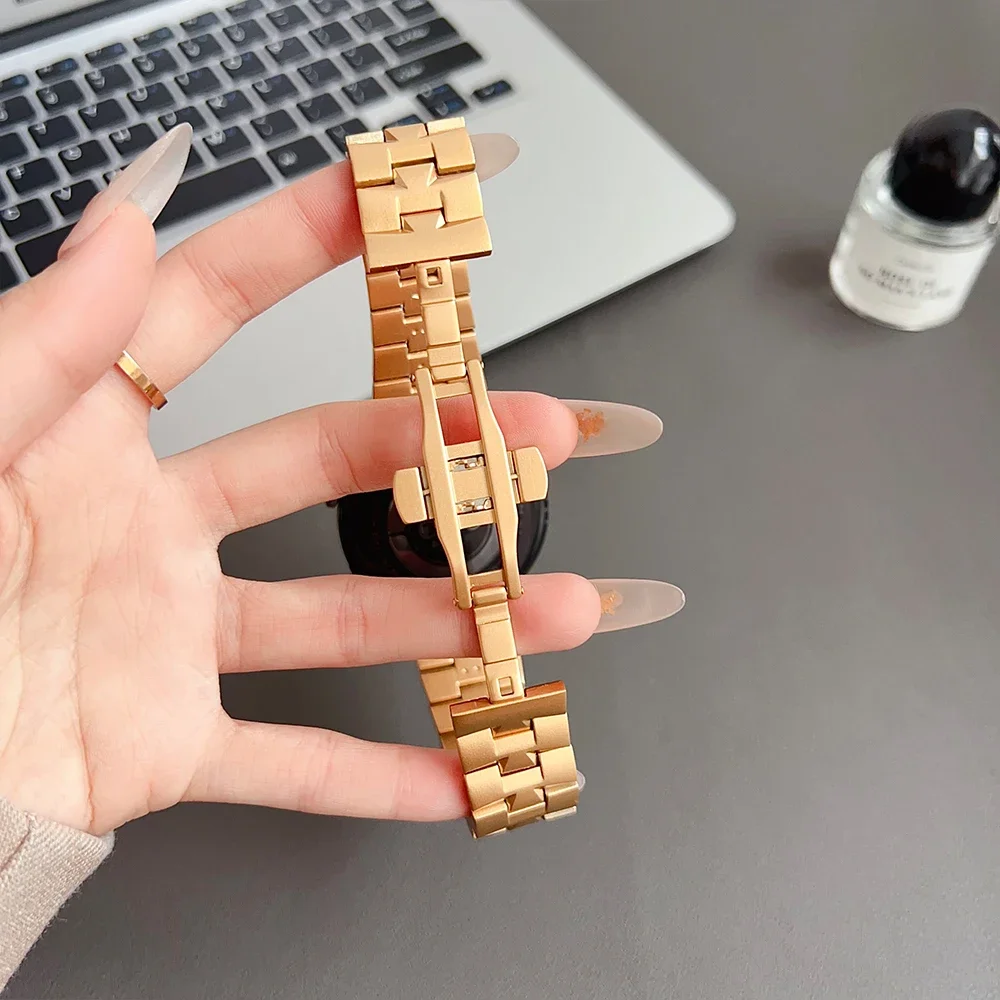 22mm Luxury Metal Bracelet for Huawei Watch GT5/4 5/3Pro 46mm Stainless Steel Band for HUAWEI WATCH Ultimate 4 4Pro Strap Correa