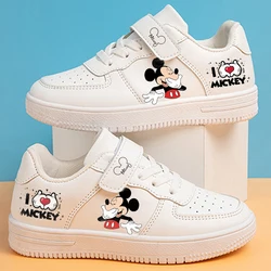 Mickey mouse minnie Children shoes Student Casual Sneakers girls boys Youth Running Fashion Sports Shoes Christmas Gift