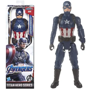 Actionfigur Hasbro Marvel Legends, The Avengers, Titan Hero Series, Spider-Man Black Panther, Captain America Model Toy, 12, 12 8 Hauptverkaufspuzzle der schwarzen Spinnenspinne - №7