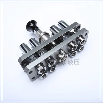 MUGURO multi way pneumatic joint is suitable for the Nitto series pneumatic multi way gas-liquid combination plate joint