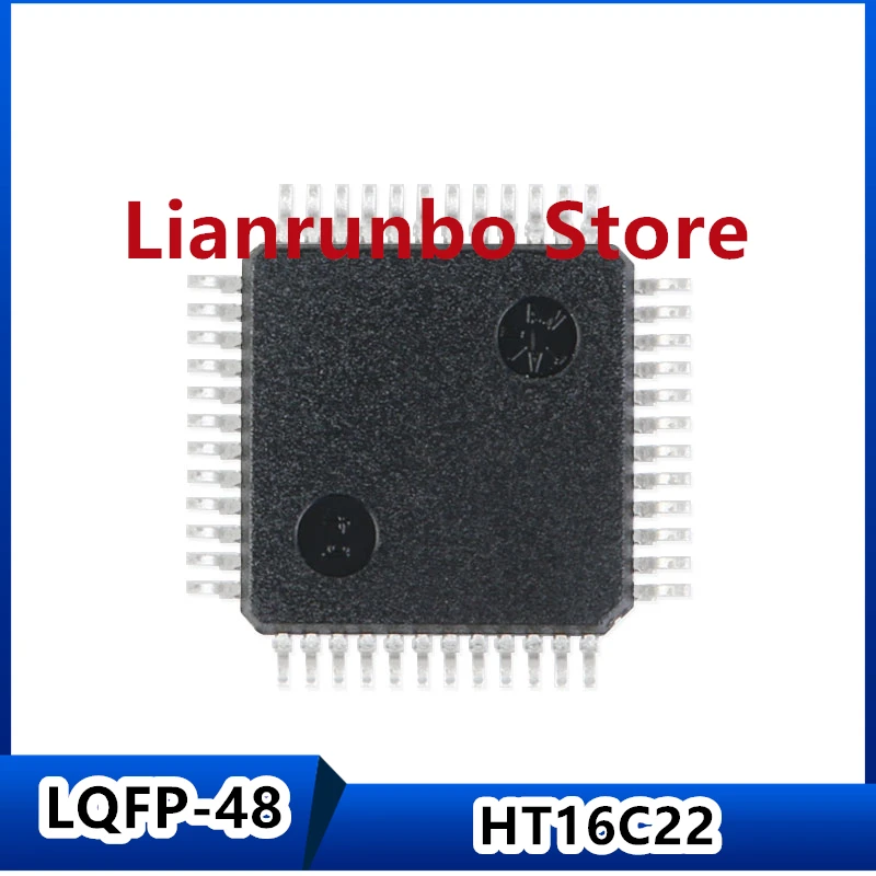 New original HT16C22 LQFP-48 RAM mapping 44 * 4 LCD driver IC chip