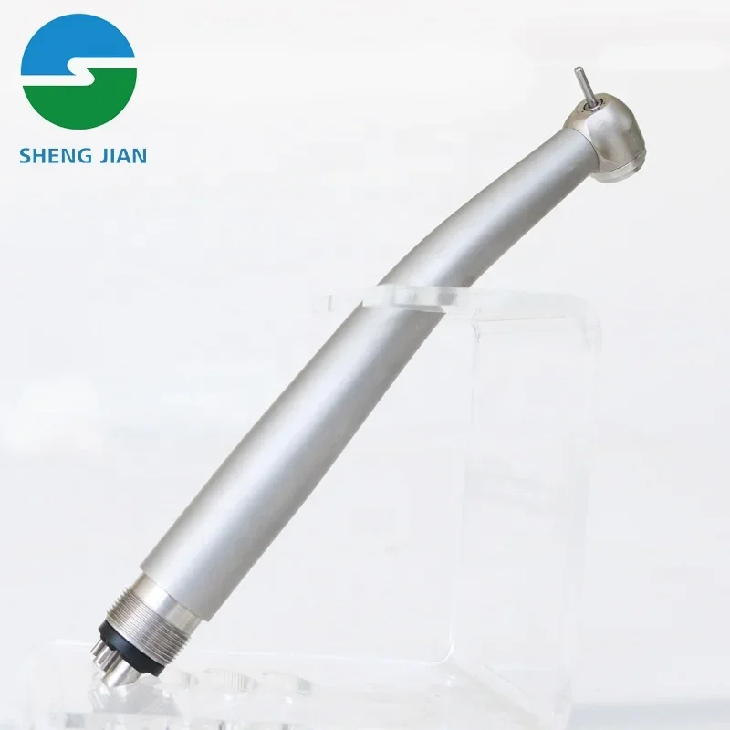 LXG94 den tal handpiece 4 hole ceramic bearing without led push button stainless steel high speed airotor handpiece den tal