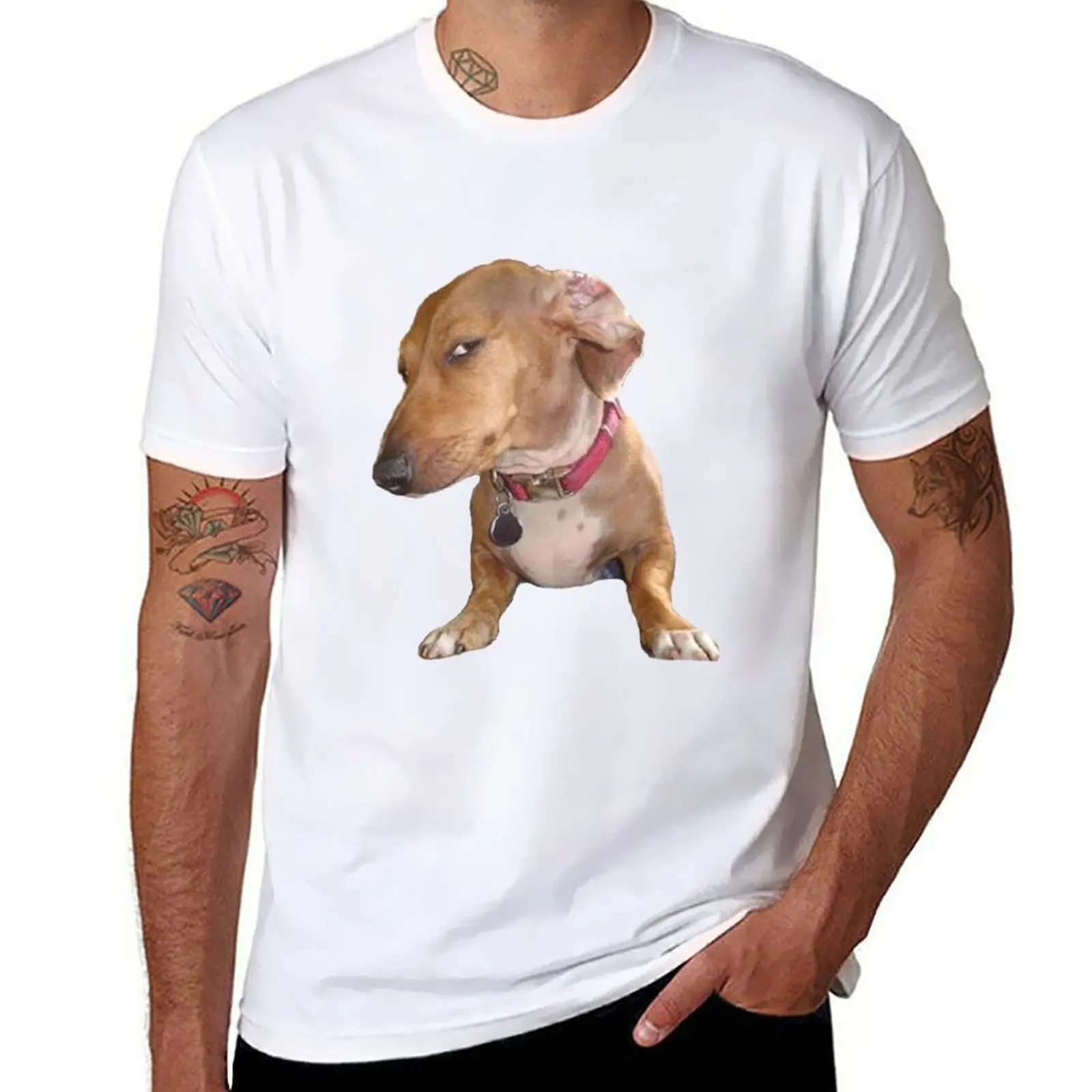 New Sus dog meme T-Shirt Oversized t-shirt Anime t-shirt black t shirts t-shirts man mens graphic t-shirts big and tall