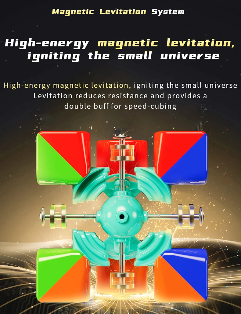 [Picube] MoYu RS3M V5 3x3x3 Magnetischer Zauberwürfel Professioneller Cubo Magic Speed 3x3 Würfel RS3M Moyu Cubing Puzzle Spielzeug – Detail 7