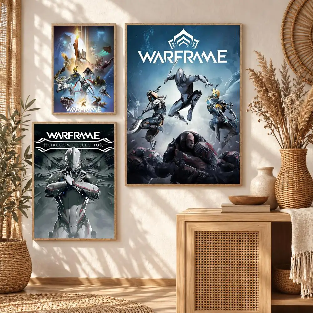 Game Anime W-Warframe Painting Calligraphy Modern Canvas Wall Art Prints for Living Room Decor | Wall Decals