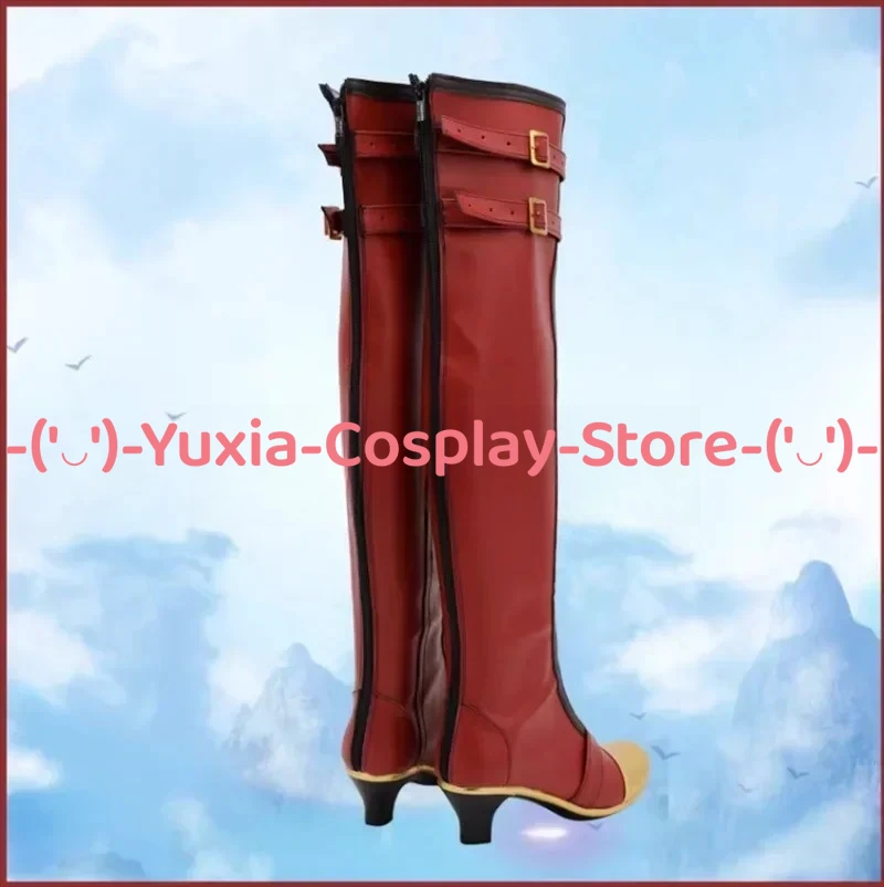 Yuxiacosplay! Ensemble Stars! Buty do cosplayu Miki Kagehiry, rekwizyt postaci z gry, skórzane botki z PU, kostium na Halloween, karnawał, imprezę.