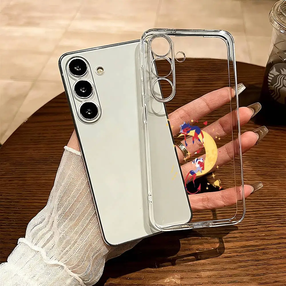 

H-Helluva Boss--s classic anime Phone Case For SamsungA10,12,20,21S,30,31,40,50,51,52,70,71 Transparent Cover