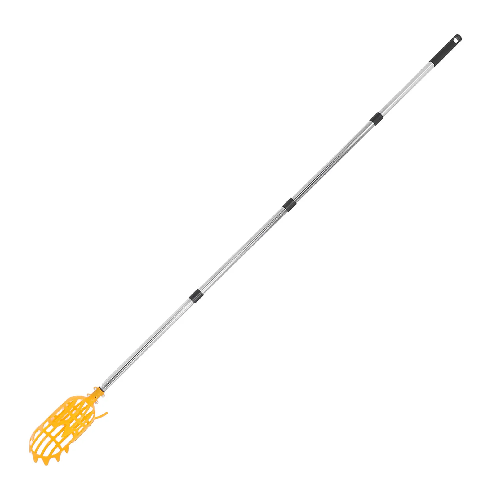 1Set Fruit Picking Pole Basket Telescoping Heavy Duty High Reach Picker Rod Tool for Mango Avocado Lemon Tree Outdoor Harvest