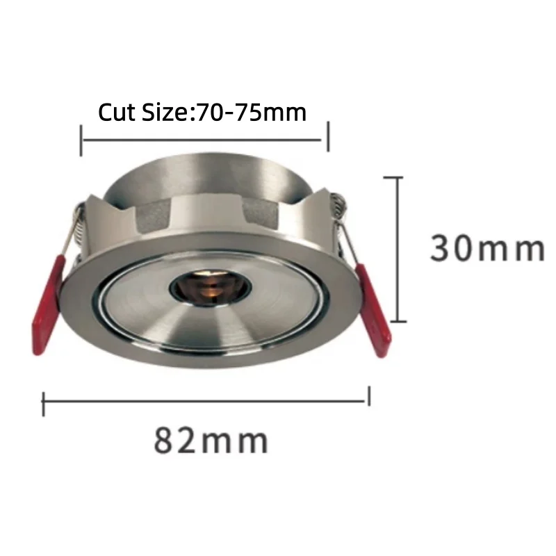Ultra Thin Led Spotlights Spot Light Embedded 5W 7W 10W 3 8 15 Degree Ceiling Foco For Home Picture Art Museum