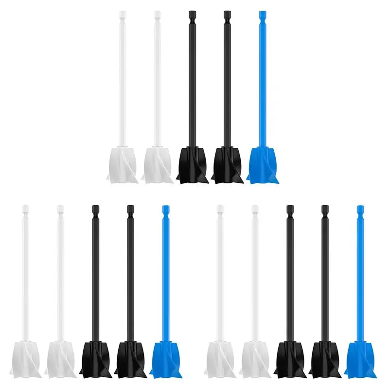 

ABWZ-Mixer Attachment Drill For Resin, Pack Of 15 Epoxy Resin Mixer Resin Mixer Attachment,Spiral Stirrer For Mixing Paint
