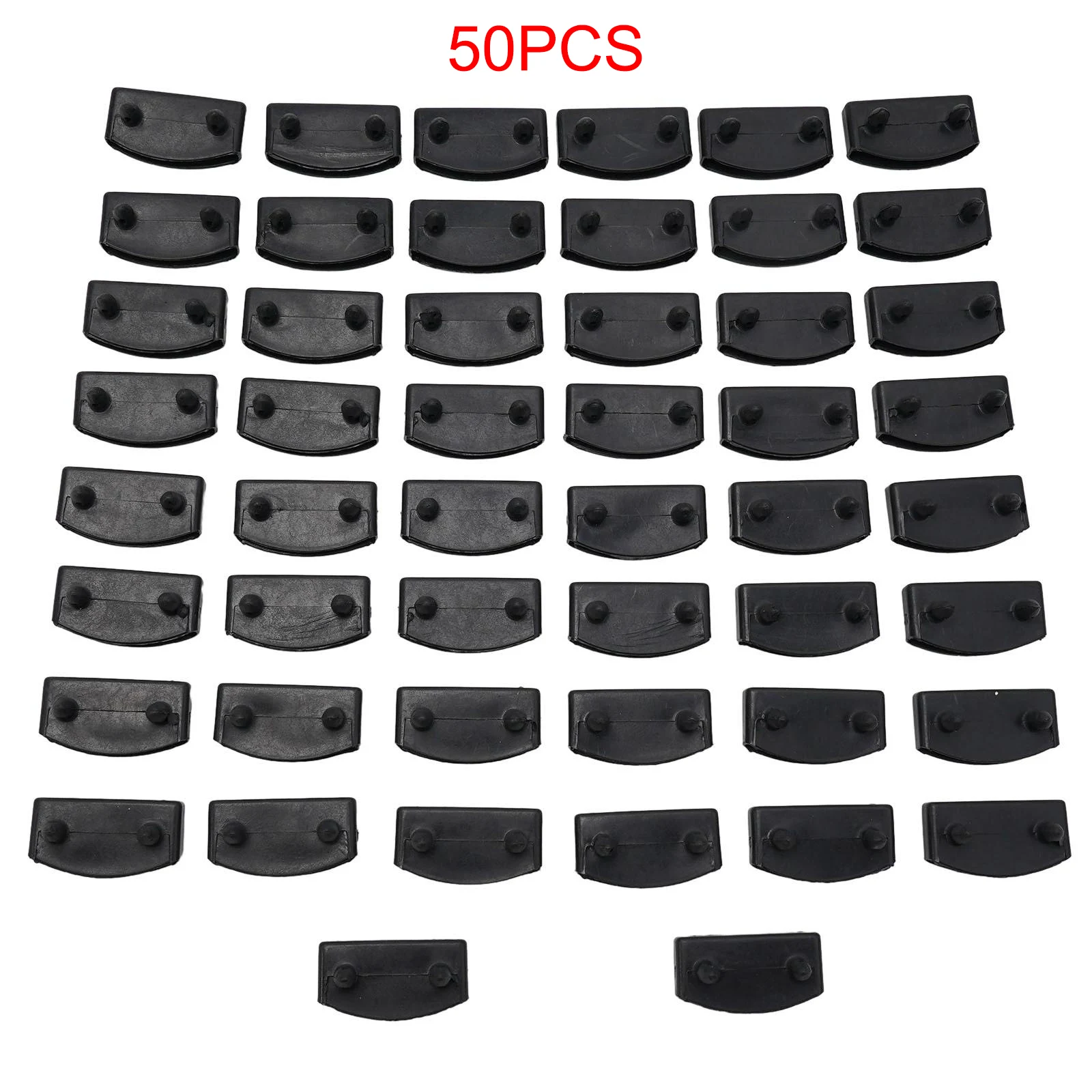 

50pcs Plastic Bed Slat End Cap Holders Sofa Bed Slat Sides Centre Cap Replacement 55mm Holding Securing Furniture Accessories