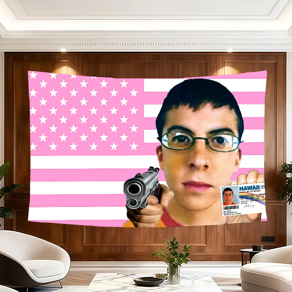 Mclovin ID Flag Decorative Banners Suitable For Outdoor Camping Family Parties And Garden Walls Gift
