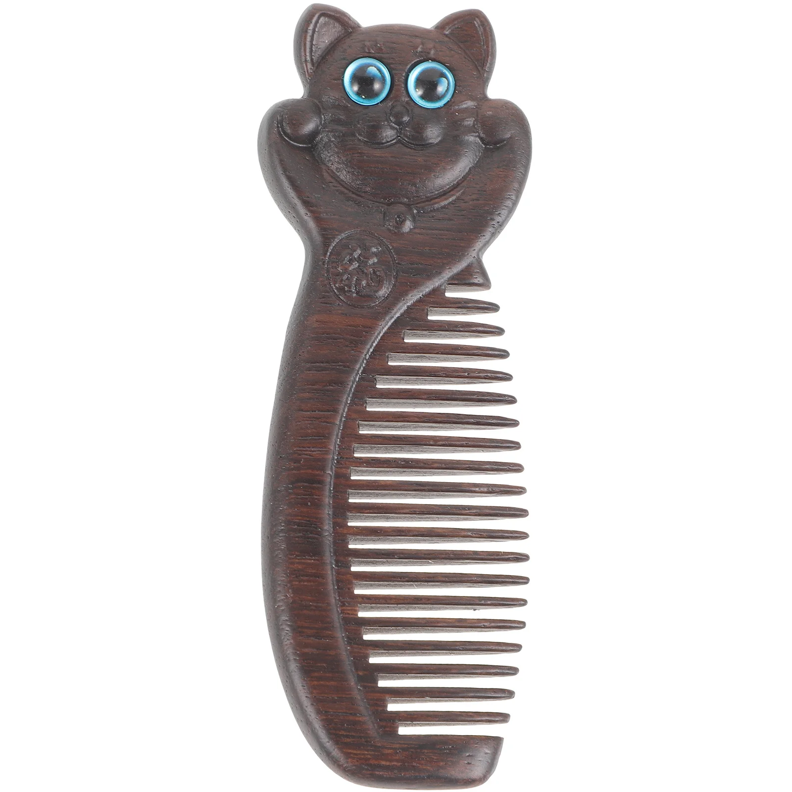 

Wooden Hair Comb Wide Tooth Durable Smooth Surface Portable Detangler Scalp Care Massage Comb No Static Wood Combs