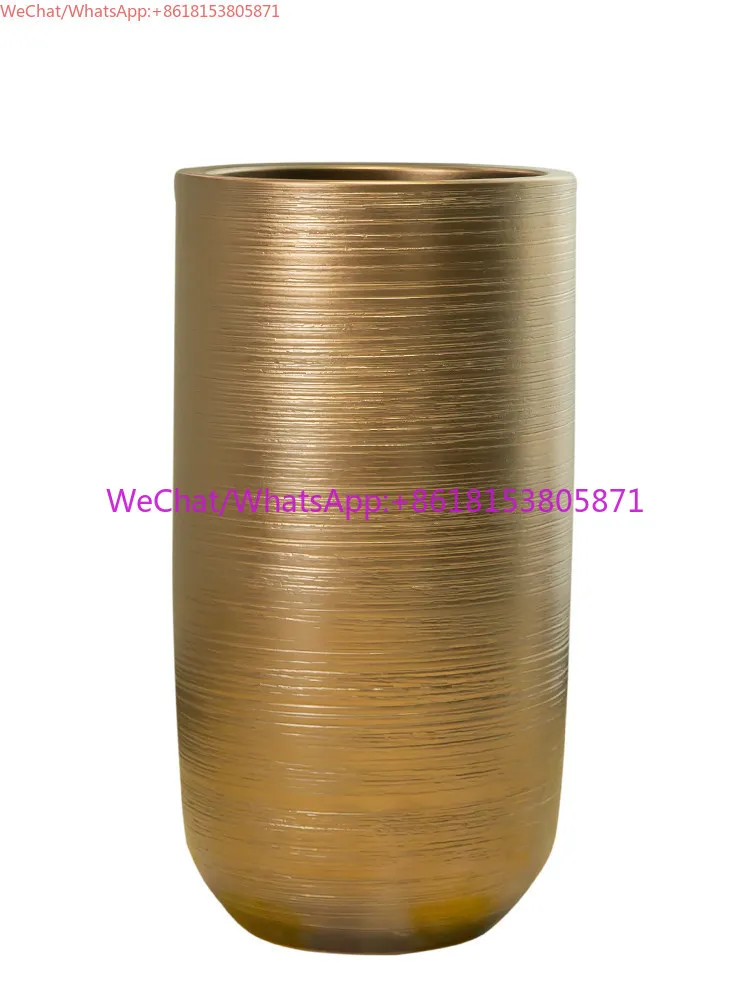 Ceramic flower pot floor-to-ceiling large-diameter living room B & B hotel high-end home hydroponics club decoration