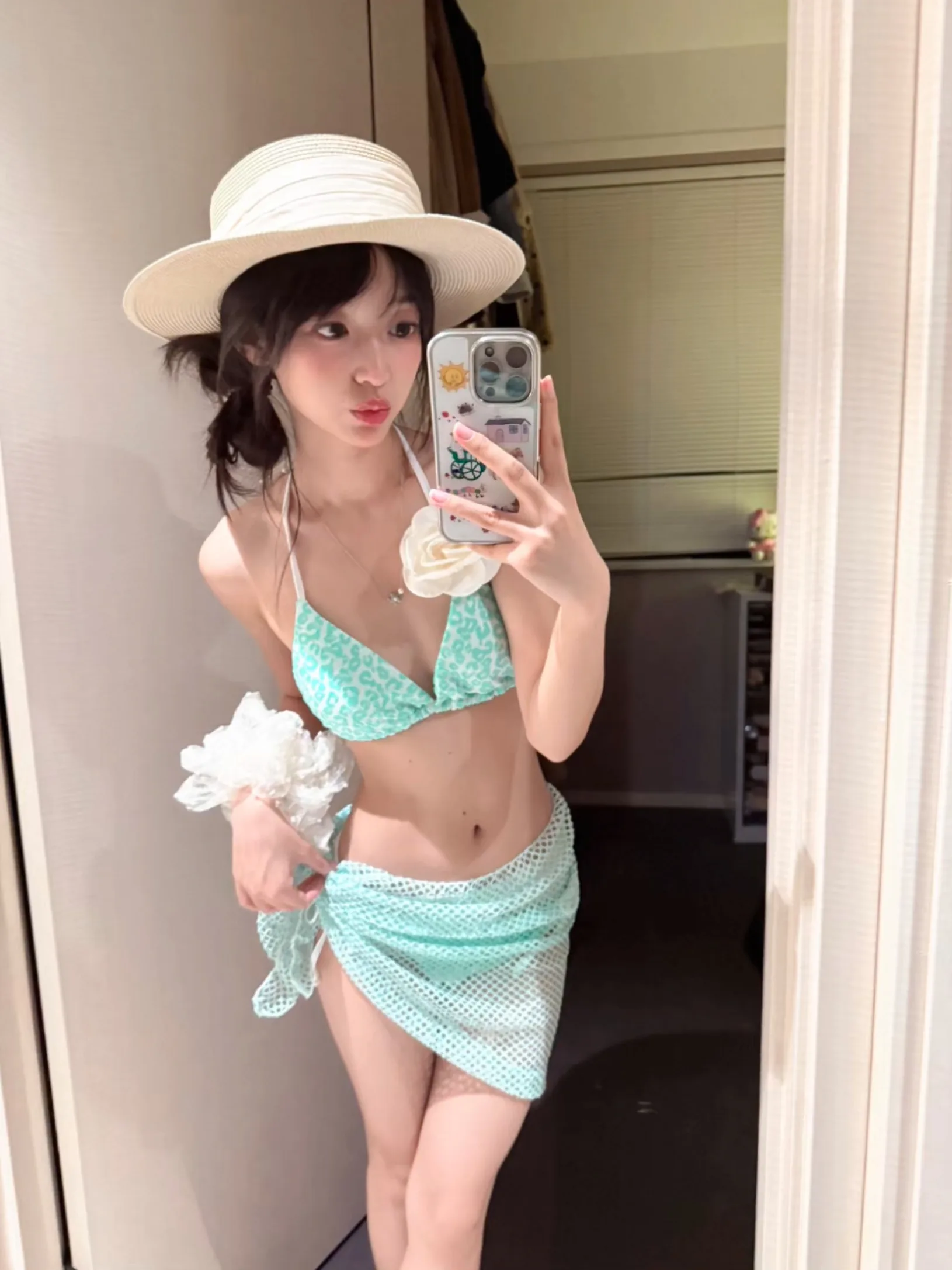 

Мятный купальник-бикини Pure Desire Spicy Girl для небольшой груди, с эффектом пуш-ап, для термальных источников, пляжа и спа-отелей