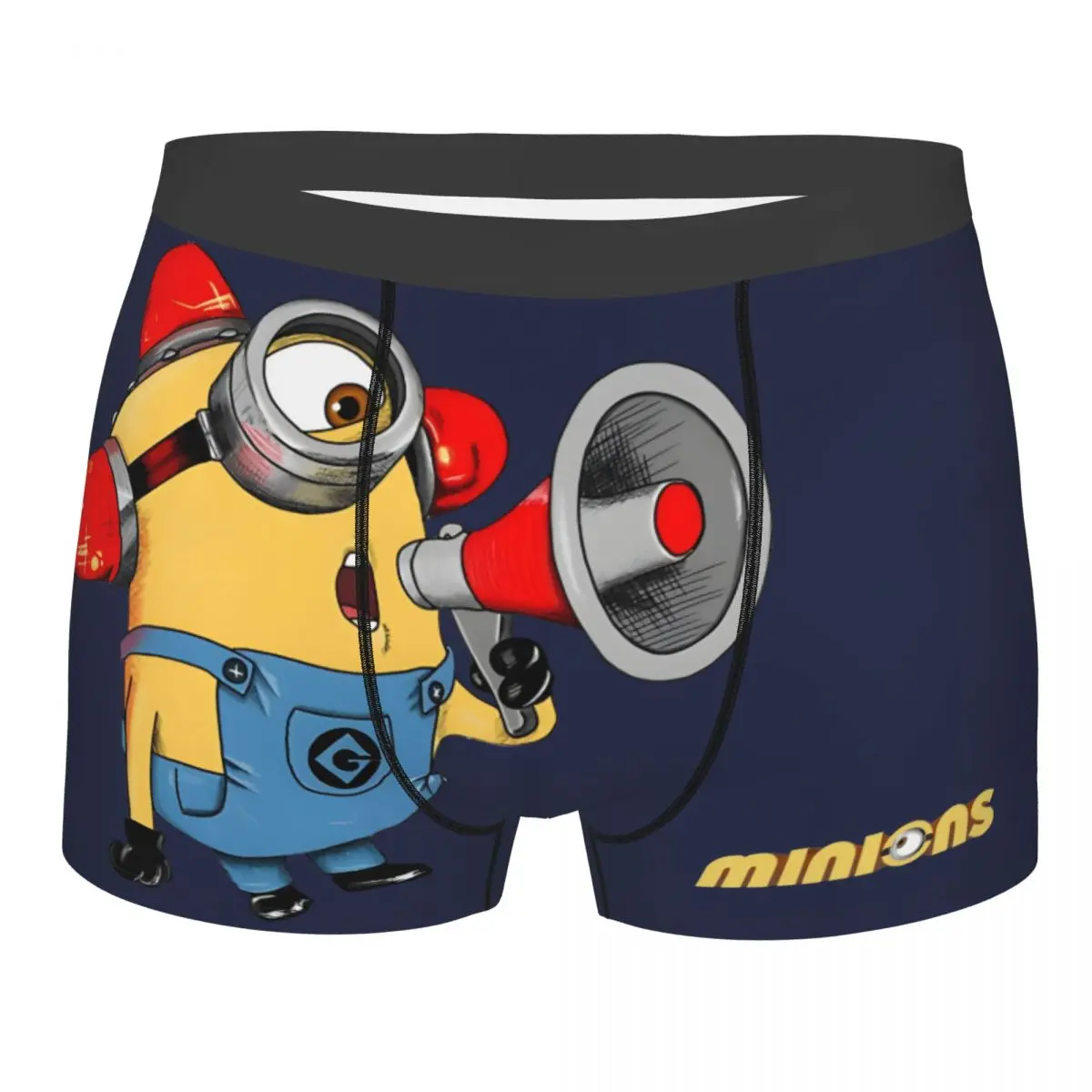 Despicable Me Minions Minions+logo Underpants Homme Panties Man Underwear Sexy Shorts Boxer Briefs