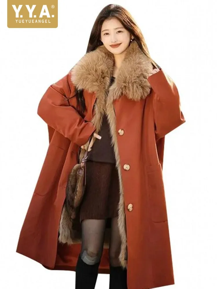 

Зимнее женское толстое теплое длинное пальто на подкладке из искусственного меха, парки, модные свободные женские ветровки, однобортный плащ