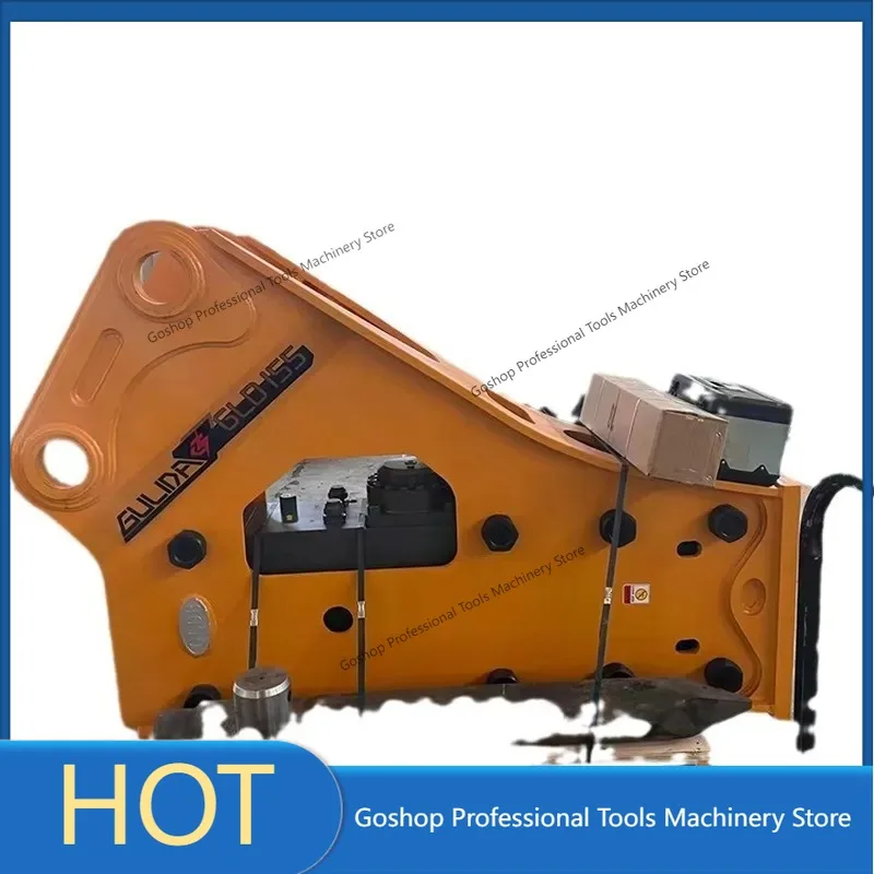 

Excavator hydraulic breaker, multi-functional cement pavement slotting head, hydraulic high-frequency breaker