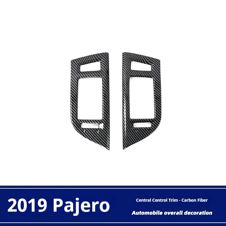 

Middle Air Outlet Trim Sticker For 2019 Mitsubishi Pajero, Center Console Air Vent Decoration Strip Modified Accessory