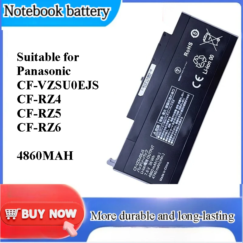 For Panasonic CF-VZSU0EJS Battery For CF-RZ4 CF-RZ5 CF-RZ6 Notebook Laptop Repl…
