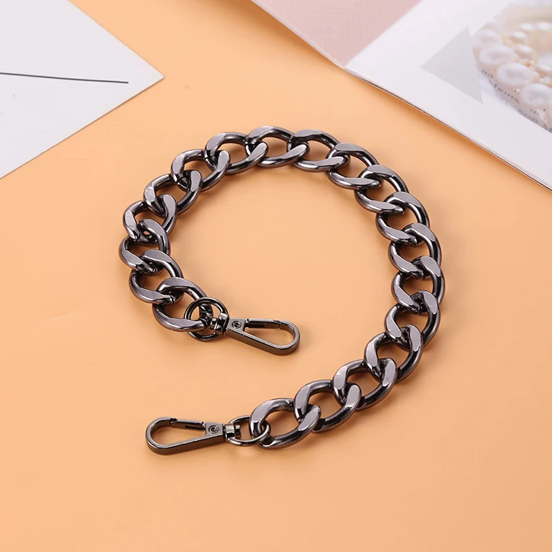 40 سنتيمتر سلسلة سميكة استبدال المرأة حقيبة مقابض حزام الكتف DIY بها بنفسك حقيبة جزء الملحقات