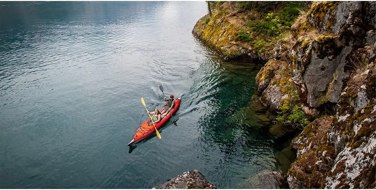 R AdvancedFrame Convertible Inflatable Kayak - 15' - Red