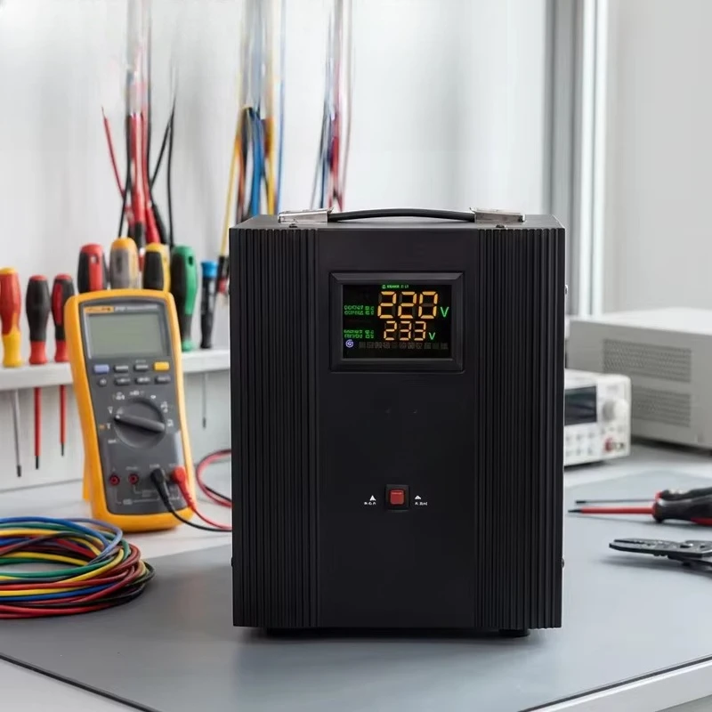 AC servo automatic voltage regulator 5000W copper household air conditioner refrigerator single-phase voltage regulator