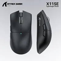 ATTACK SHARK X11SE Ultra-Light Wireless Gaming Mouse - PAW3311 Tri-Mode, Low Latency, Ergonomic for Competitive Play