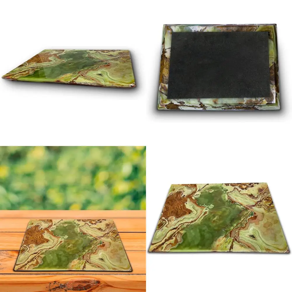

Экологичная многофункциональная разделочная доска зеленого цвета — доска для сыра и кондитерских изделий премиум-класса с краями ручной работы для кухни и домашнего тепла