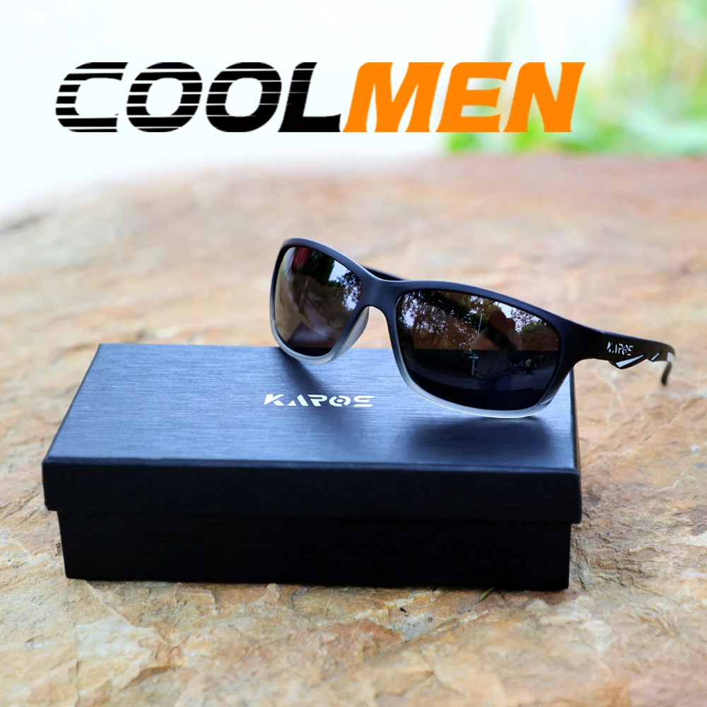 

COOLMEN Fashion Sports Sunglasses Polarized UV Protection Glasses Oval Frame Men's And Women's UV400 Eyewear With Box