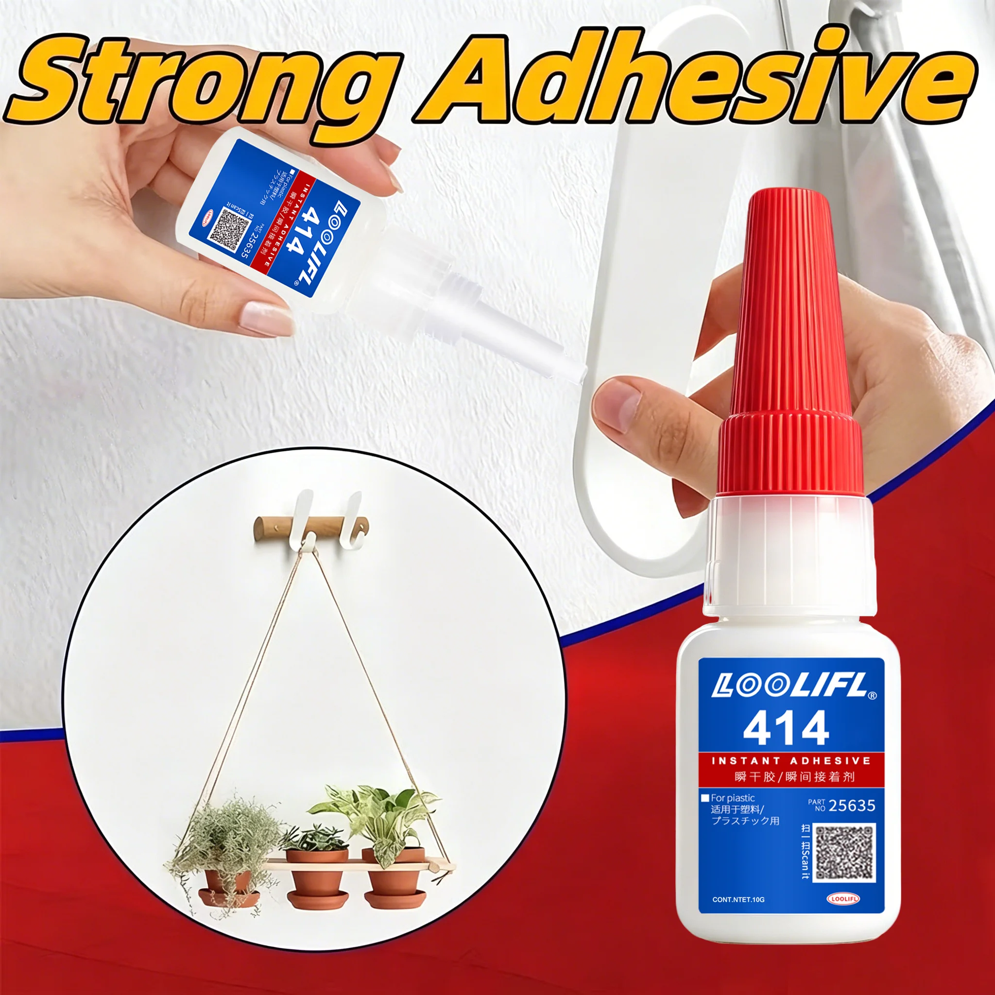 414-Diy Handmade Glue, Strong Quick-Drying Transparent Glue, Suitable for Pla, Abs, Tpu, Petg Plastics, Model Assembly Glue, High Toughness, Model Glue, Material Glue, Special Assembly Glue, Multi-Material Printing Compatible Glue view 3
