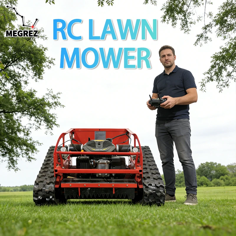 

Remote Control Crawler All Terrain Lawn Mower Orchard Automatic Grass Cutter Small Robotic Mower Ground Grass Cutting Machine