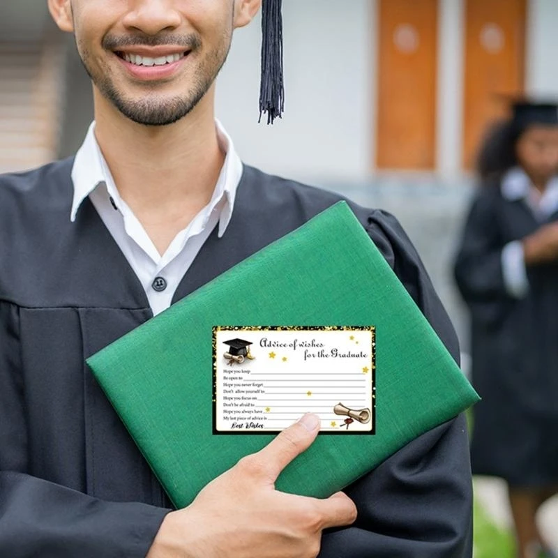 652F Set Of 8 Graduation Season Cards High Quality Paper Perfect For Parties And Ceremonies With Clear Printing
