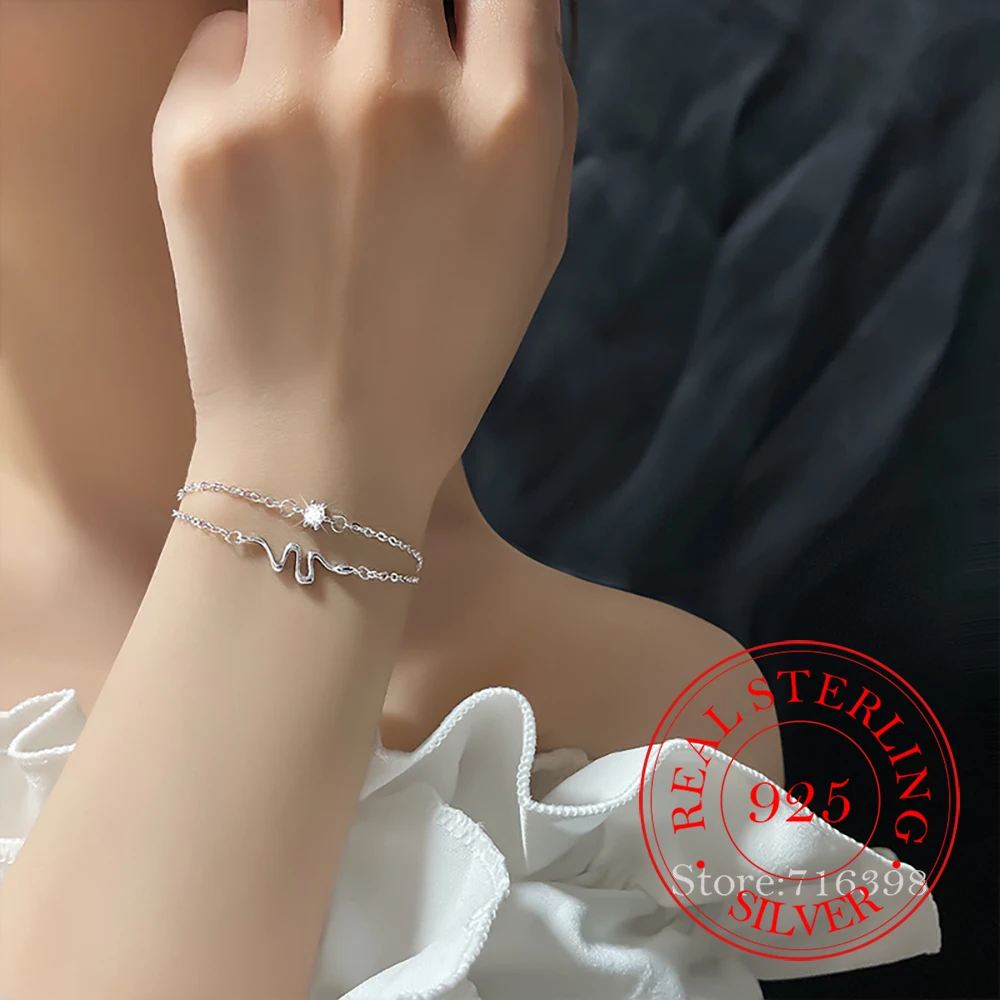 

Лидер продаж, ювелирные изделия в подарок, 100% стерлинговое серебро 925 пробы, милые хрустальные змеиные цепочки, браслет и браслет для женщин и мужчин, Pulseiras De Prata