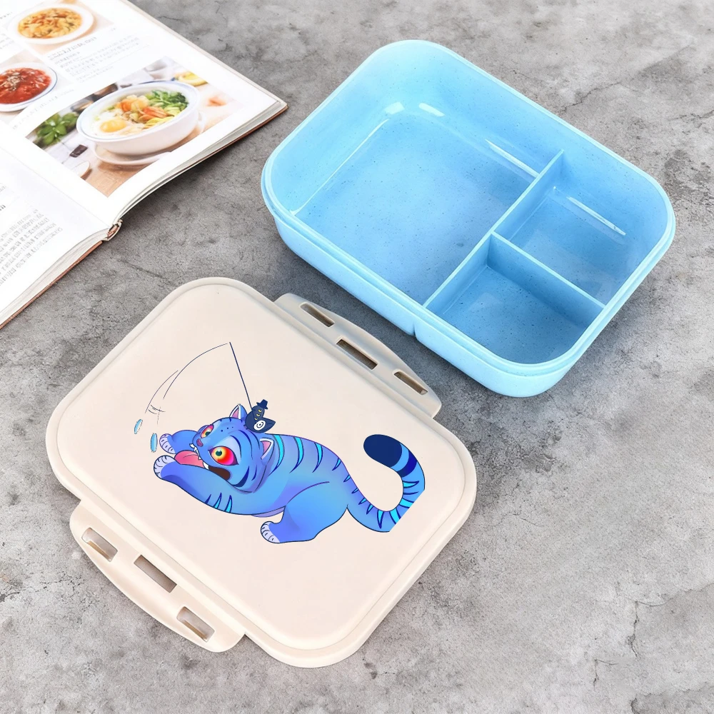 Kpop Demon Hunters Kinder-Lunchbox, tragbar, für Lebensmittel, Obst, separater Behälter, Mädchen, große Kapazität, Lebensmittelaufbewahrungsbehälter, Kindergeschenke