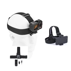 Headband Holder for Gopro Action Camera with Mount Clip Headband Holder Smartphone Mobile Phone Live Video Portable Accessories